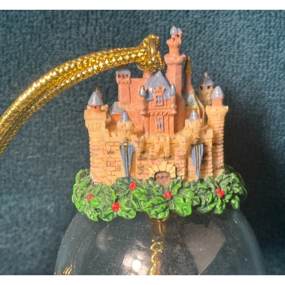 Disneyland Tinkerbell Castle Bell Shaped Ornament 3.75